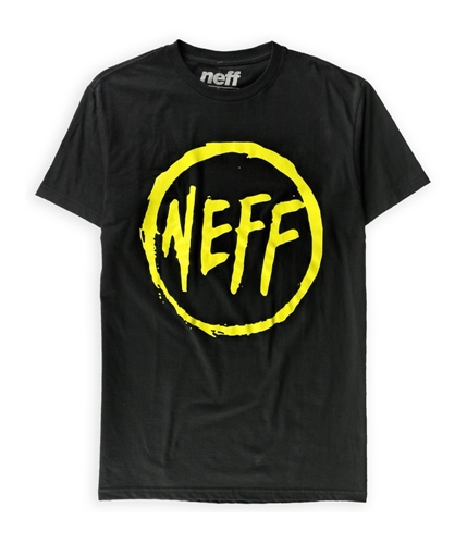 Neff Mens Circle Logo Graphic T-Shirt black M