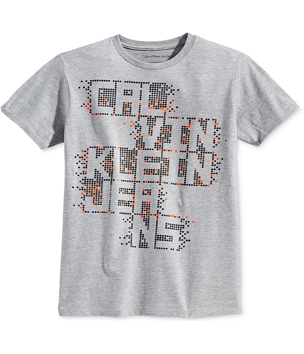 Calvin Klein Boys Pixel Graphic T-Shirt ltgreyht 6
