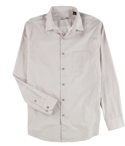 Tasso Elba Mens Essential Woven Button Up Shirt redcb L