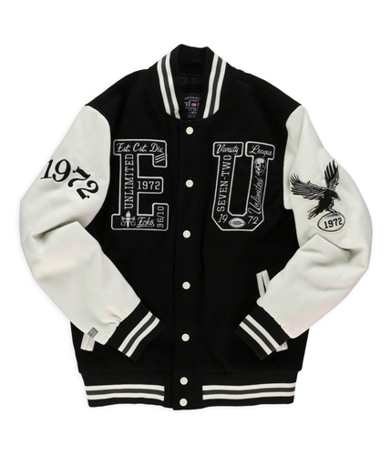 Ecko Unltd. Mens Elite Varsity Jacket black M