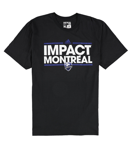 Adidas Mens Montreal Impact Training Graphic T-Shirt black XL