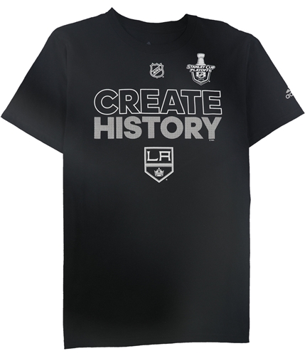 Adidas Mens Create History Graphic T-Shirt black S