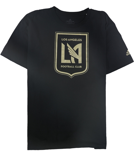 Adidas Mens LA Football Club Graphic T-Shirt black S