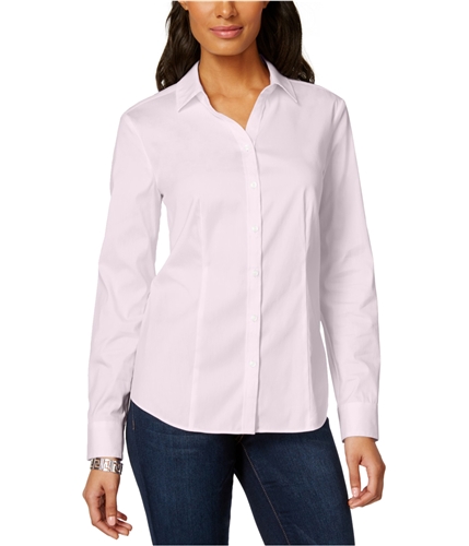 Charter Club Womens Tailored Fit Button Up Shirt ccpinksavvy 12