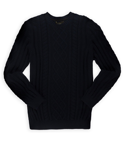 Tasso Elba Mens Chunky Pullover Sweater darknavy M