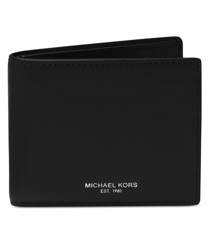 Michael Kors Mens Owen Resina Bifold Wallet black One Size