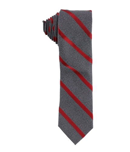 bar III Mens Acker Stripe Self-tied Necktie red One Size