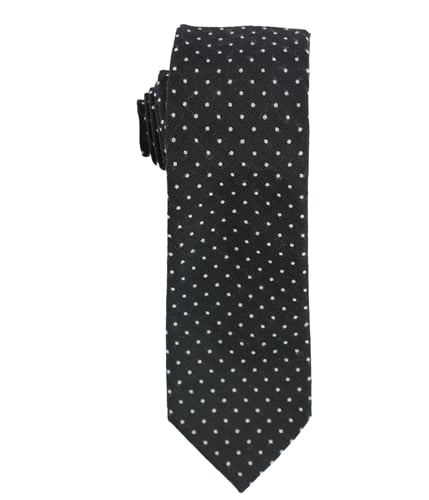 bar III Mens Dot Self-tied Necktie black One Size