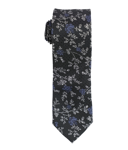 bar III Mens Takoma Floral Self-tied Necktie black One Size