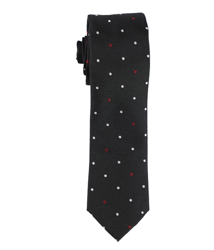 bar III Mens Latour Dot Self-tied Necktie black One Size