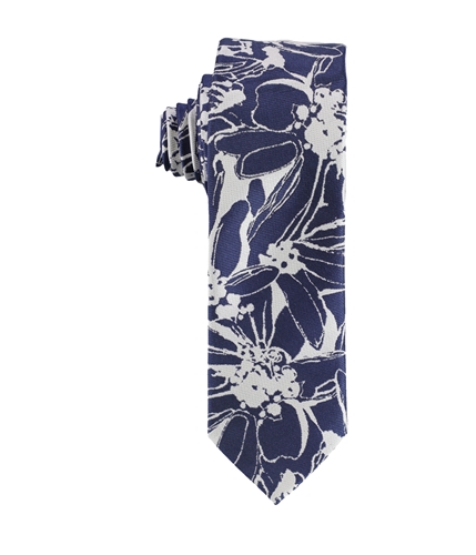 bar III Mens Totness Floral Self-tied Necktie blue One Size