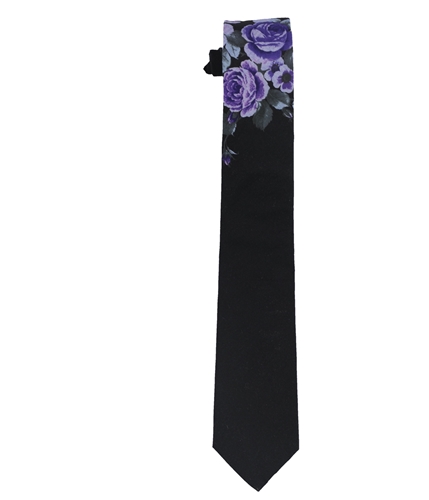 bar III Mens Wanica Floral Self-tied Necktie black One Size