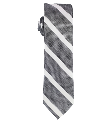 bar III Mens Ossie Stripe Self-tied Necktie black One Size