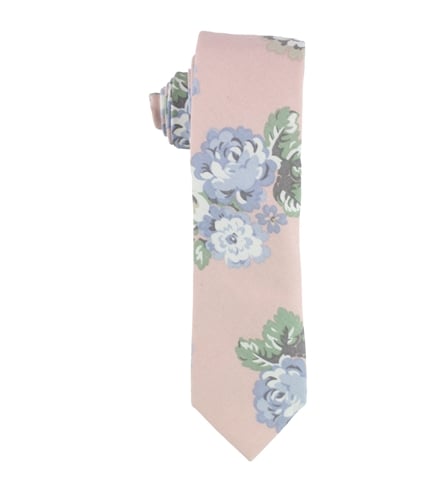 bar III Mens Shiyama Floral Skinny Self-tied Necktie pink One Size
