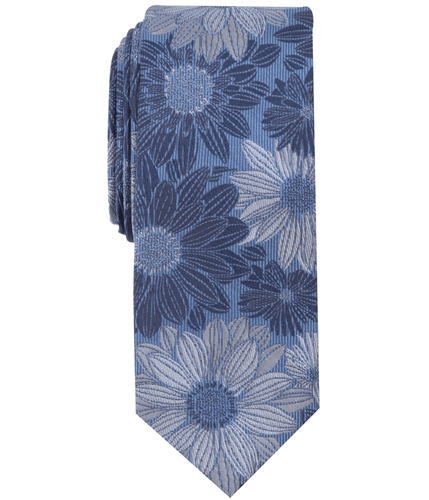 bar III Mens Salar Floral Slim Self-tied Necktie medblue One Size