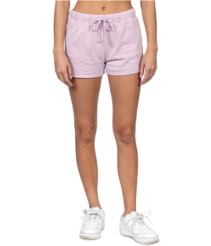 Hurley Womens Burnout Fleece Casual Walking Shorts lavenderfrost XS