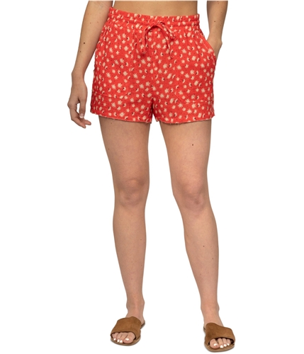 Hurley Womens Printed Natural Casual Walking Shorts caynn M