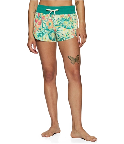 Hurley Womens Kat Printed Casual Walking Shorts hawaiiangarden S