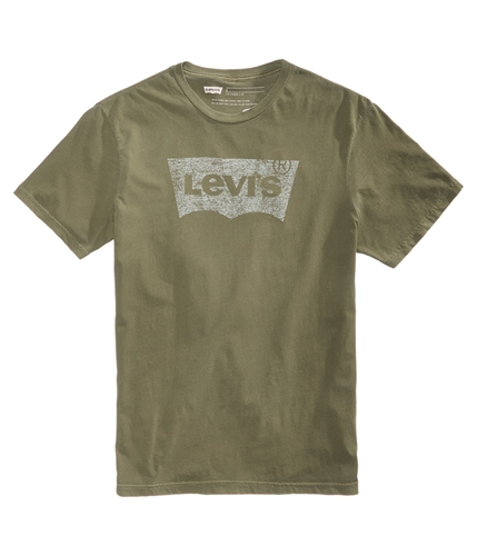 Levi's Mens Lefteye Graphic T-Shirt olive L