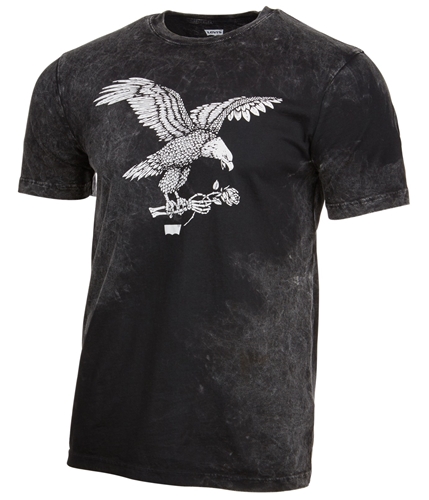 Levi's Mens Eagle Rose Graphic T-Shirt caviarblchwsh S