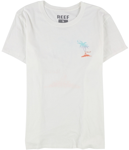 Reef Womens Relaxed Graphic T-Shirt sky L