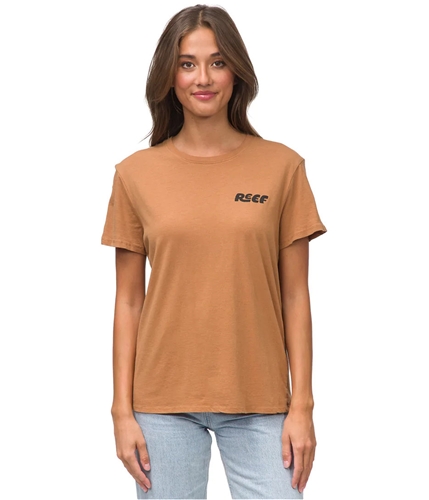 Reef Womens Vacay Graphic T-Shirt brn1 XS