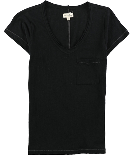 maison Jules Womens Core Basic T-Shirt black M
