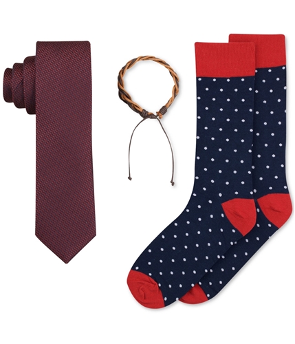 bar III Mens Bracelet & Socks Set Self-tied Necktie 410 One Size