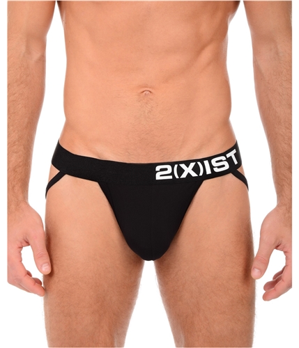 2(X)IST Mens Electric Core Jock Strap Underwear black XL