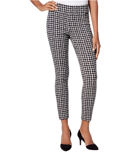 bar III Womens Checkered Dress Pants blackcombo XS/28