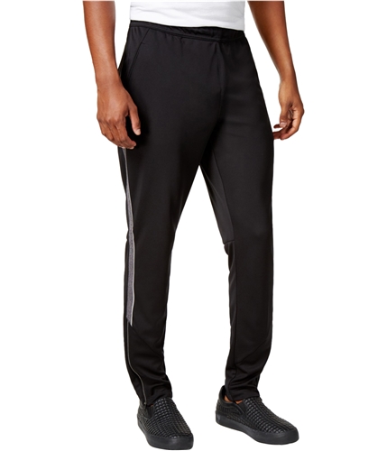Calvin Klein Mens Stripe Athletic Track Pants black XL/33