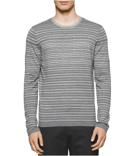 Calvin Klein Mens Jagged-Striped Pullover Sweater albengacombo L