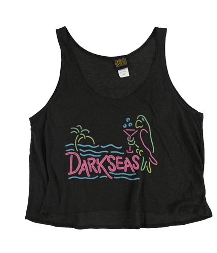 Dark Seas Womens Party Parrot Baja Tank Top black S