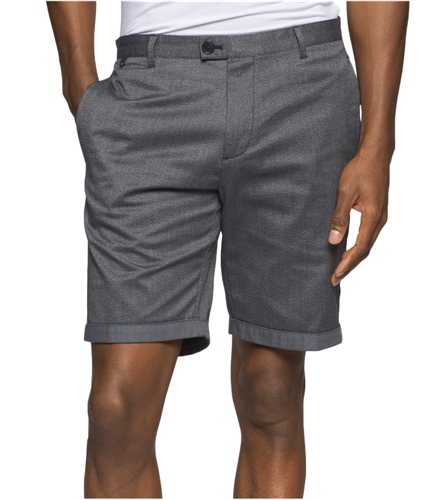 Calvin Klein Mens Slim Fit Printed Casual Bermuda Shorts black 33