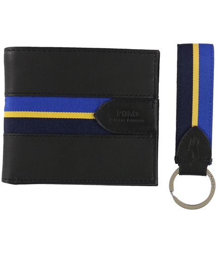Ralph Lauren Mens 2pc Gift Set Bifold Wallet black One Size
