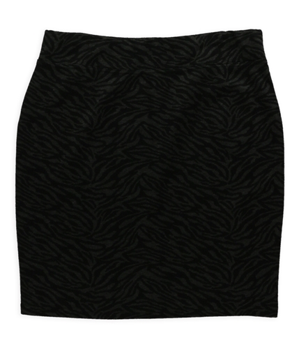 Style&co. Womens Zebra Stretch A-line Skirt zebra S