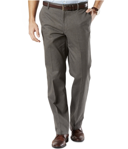 Dockers Mens Straight-Fit Dress Pants Slacks gray 34x32