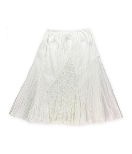 Style&co. Womens Island Lace Pleated Skirt brightwhite XS
