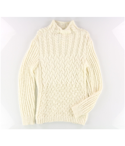 Calvin Klein Mens Wrapped Pullover Sweater ivory M