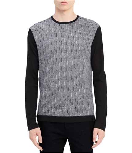 Calvin Klein Mens Geo Pullover Sweater blackcombo XL