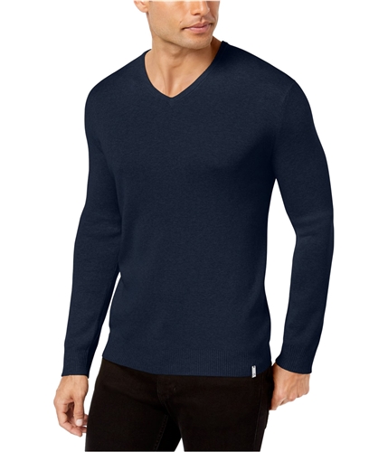 Calvin Klein Mens LS Knit Pullover Sweater featherspace XS