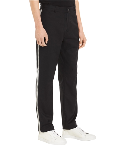 Calvin Klein Mens Straight-Leg Casual Chino Pants black 30x30