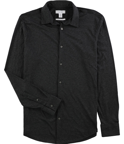 Calvin Klein Mens Placket Button Up Shirt 070 S