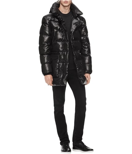 Calvin Klein Mens Oversized Puffer Jacket black XS