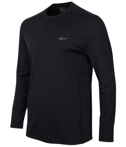 Greg Norman Mens Solid Performance Basic T-Shirt deepblack XL