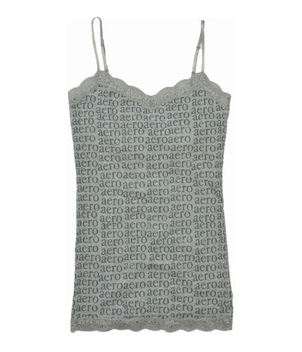 Aeropostale Womens Lace Cami Tank Top lththrgray XS