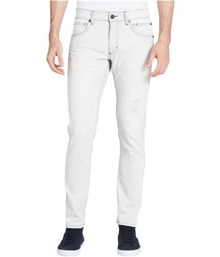 Calvin Klein Mens Distressed Slim Fit Jeans lightstonewash 30x32
