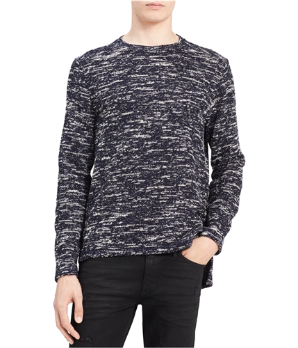 Calvin Klein Mens Boucle Pullover Sweater navyslubjaspe M