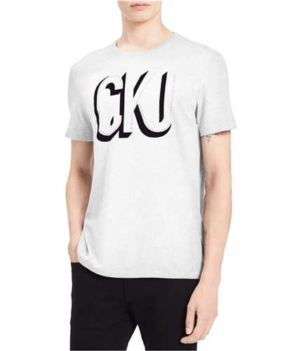 Calvin Klein Mens Shadow Logo Graphic T-Shirt standardwht 2XL