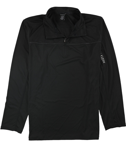 Calvin Klein Mens 1/4 Zip Jacket black XL